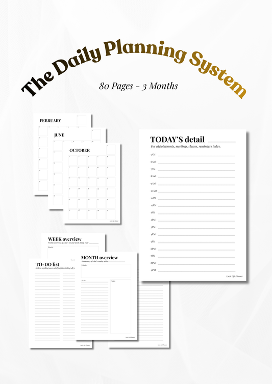 The Daily Planning System