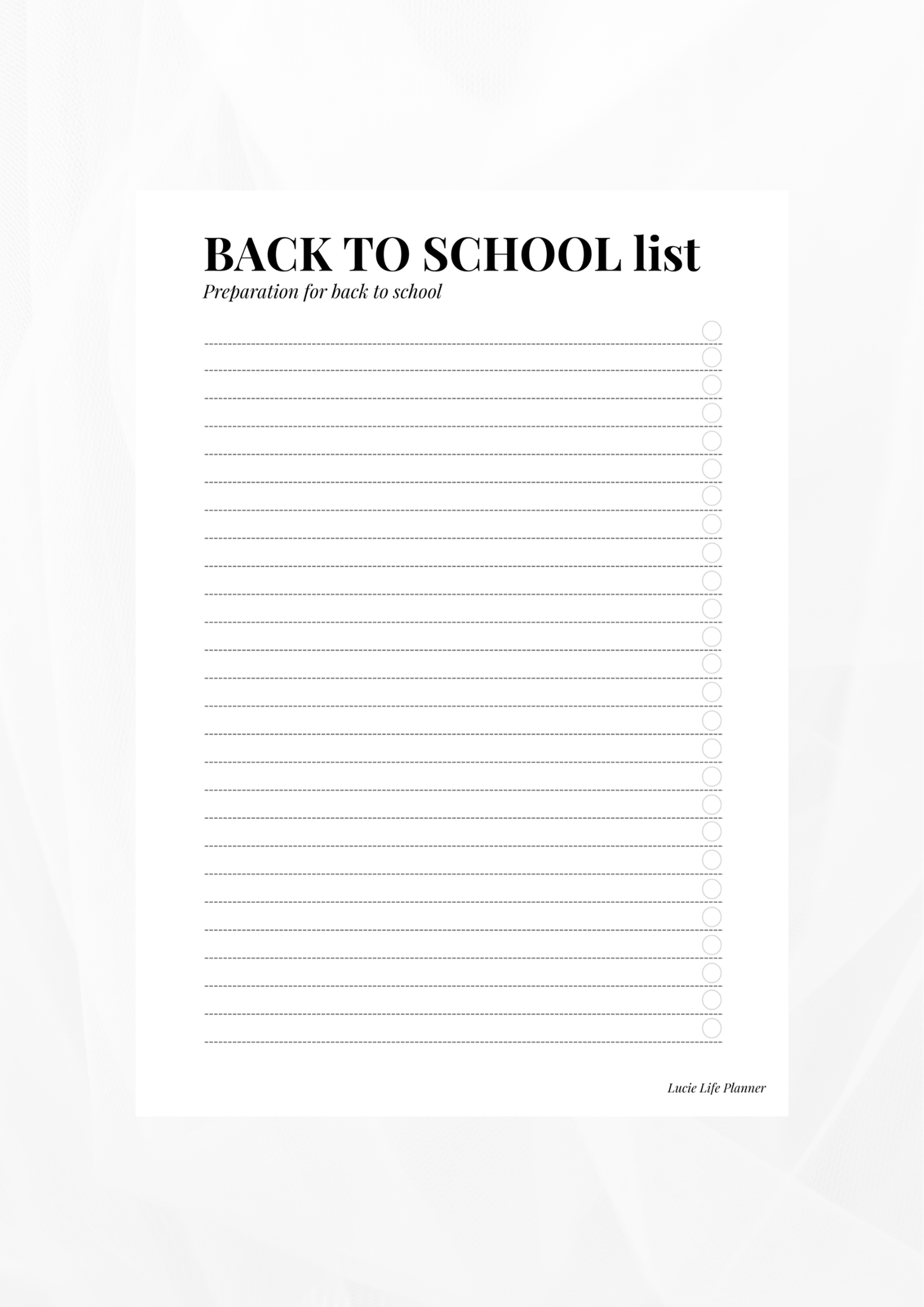 Back to School Bundle