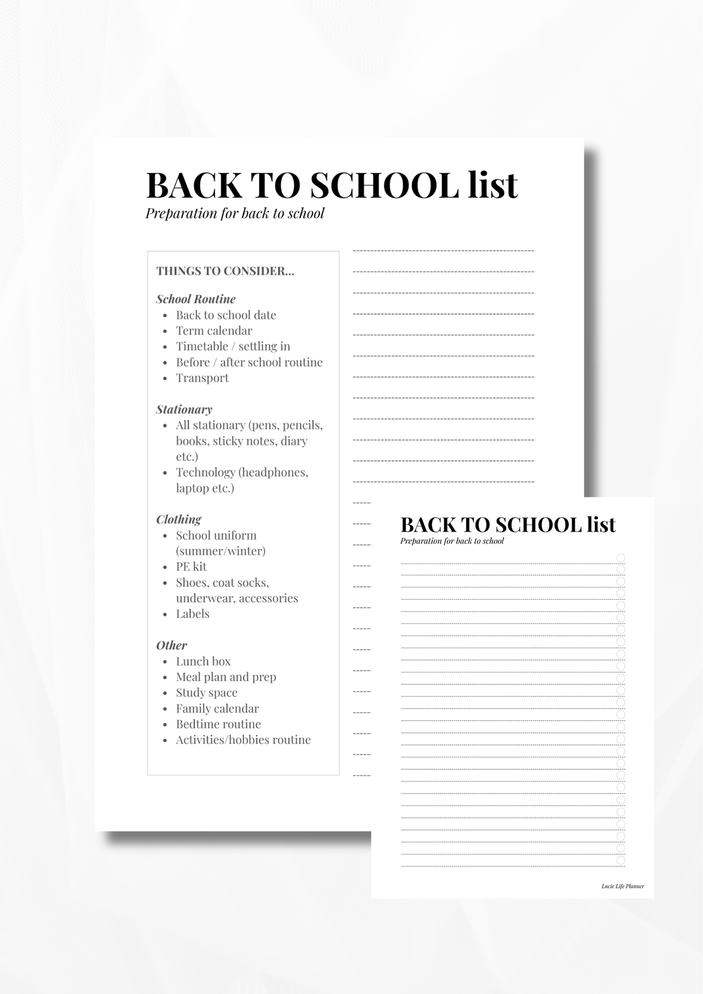 Back to School Bundle