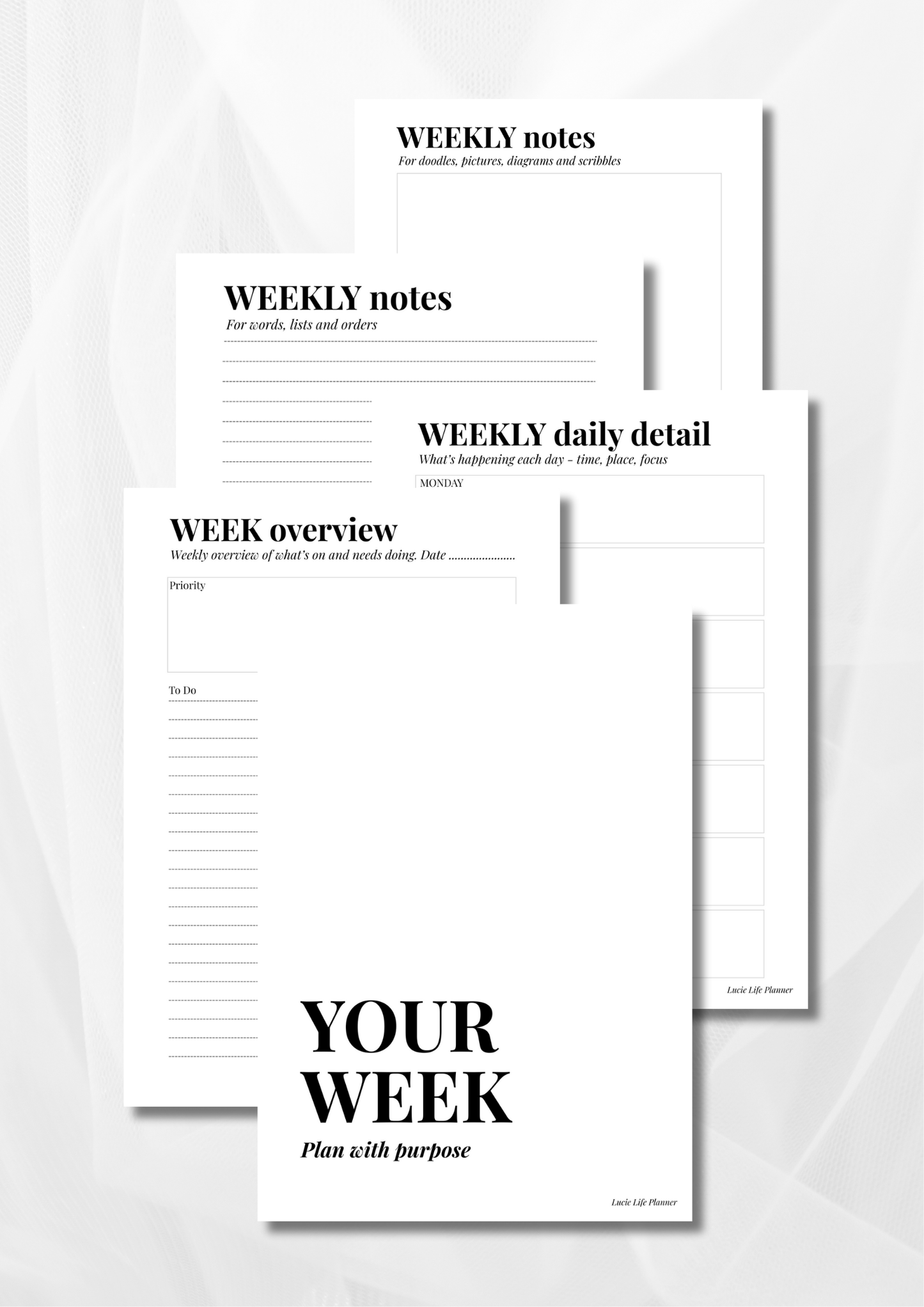 The Weekly Planning System