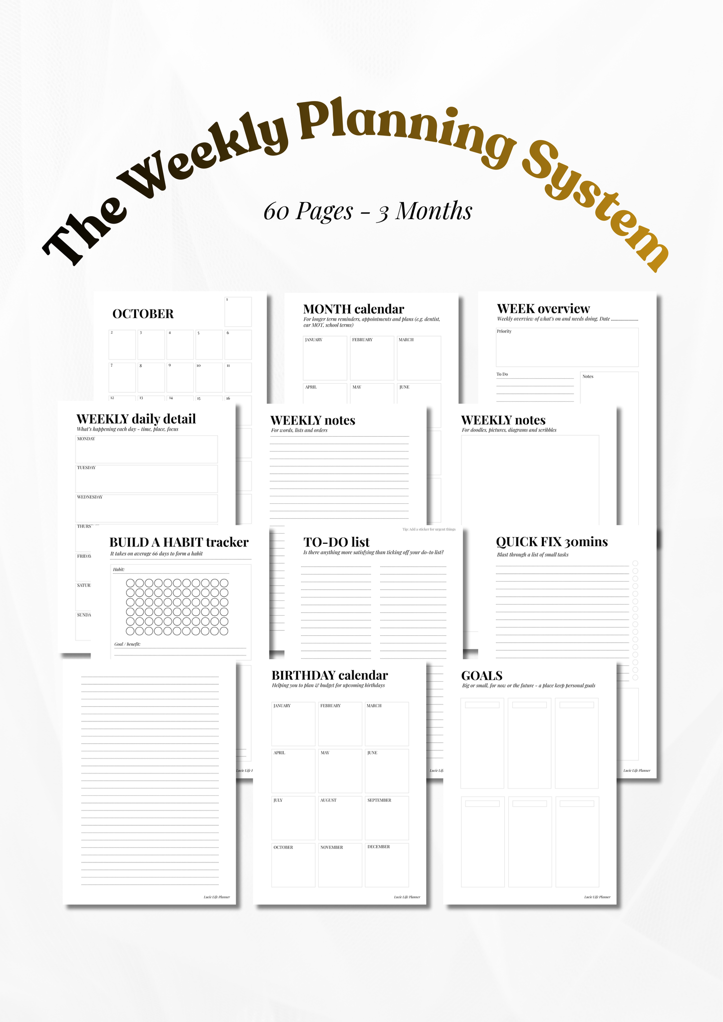 The Weekly Planning System