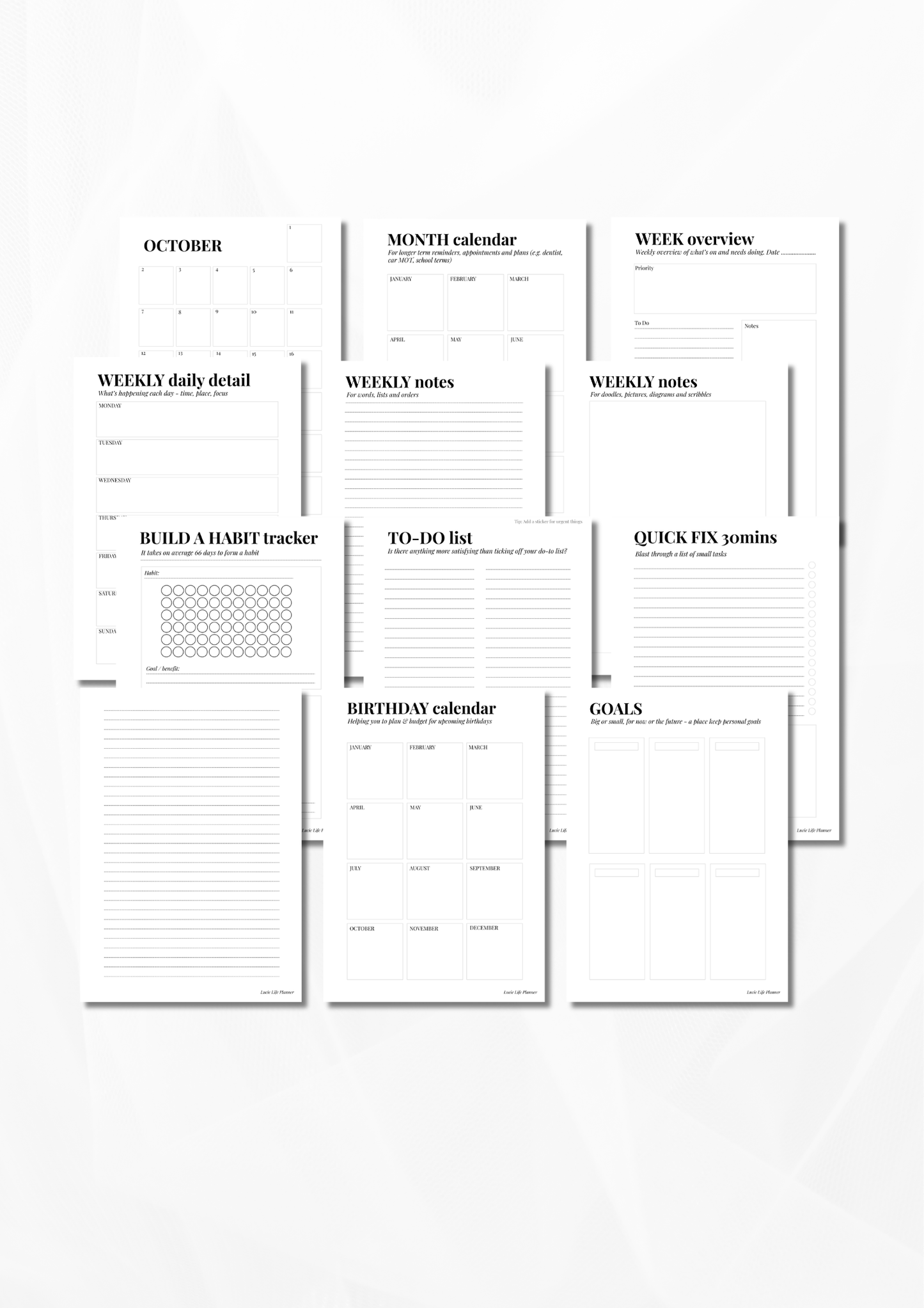 The Weekly Planning System